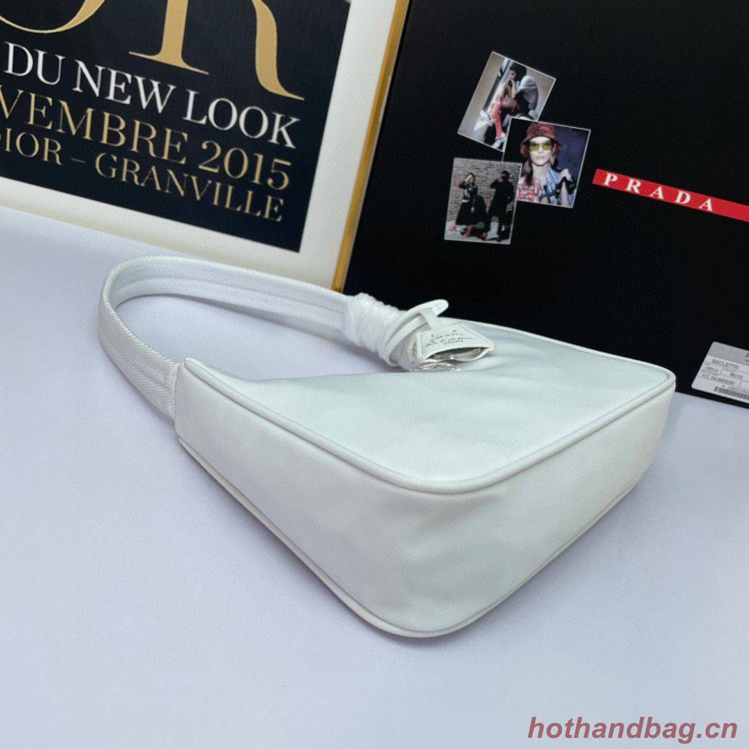 Prada Re-Edition 2000 nylon mini-bag 1NE515 White Prada Re-Edition 2000 nylon mini-bag 1NE515 White