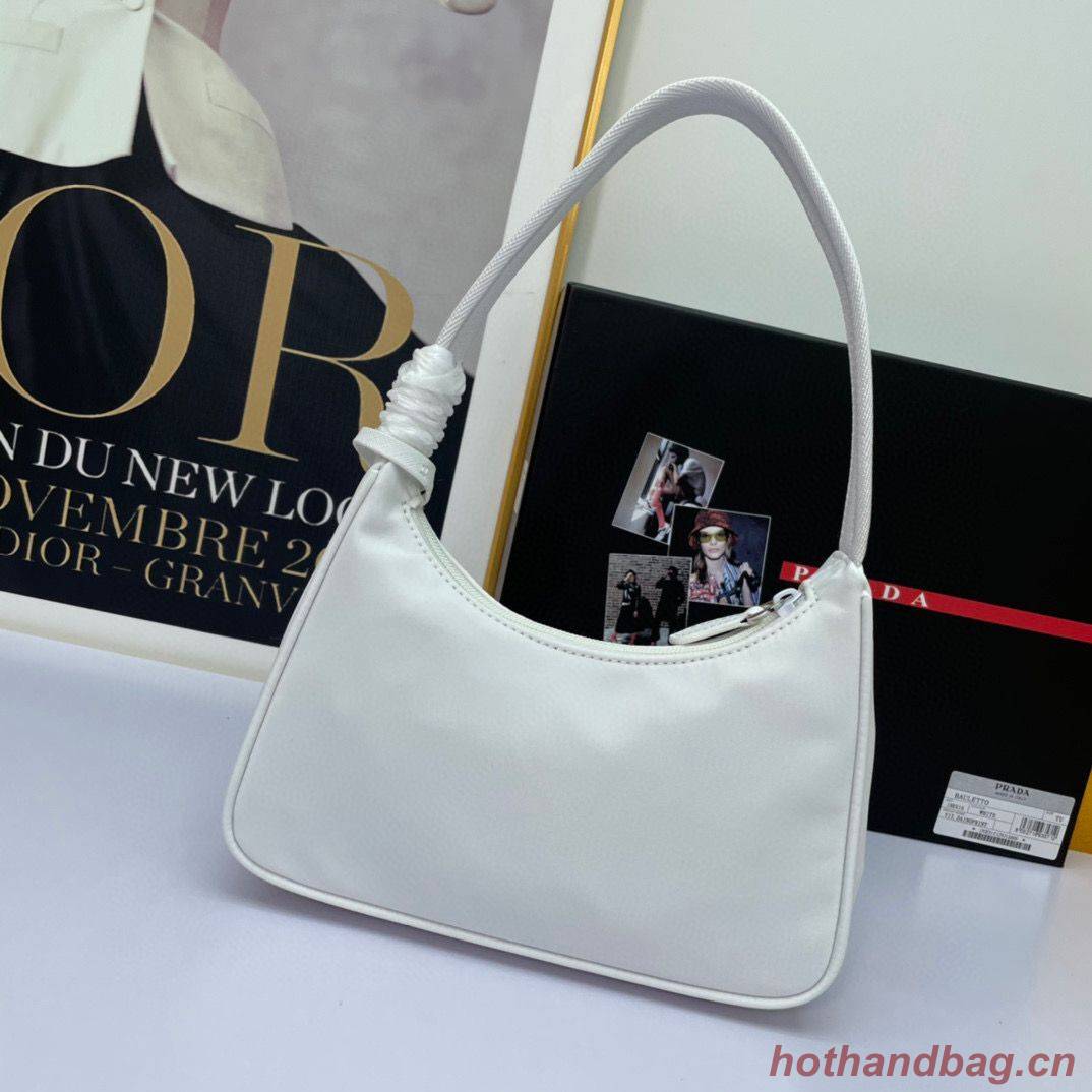 Prada Re-Edition 2000 nylon mini-bag 1NE515 White Prada Re-Edition 2000 nylon mini-bag 1NE515 White