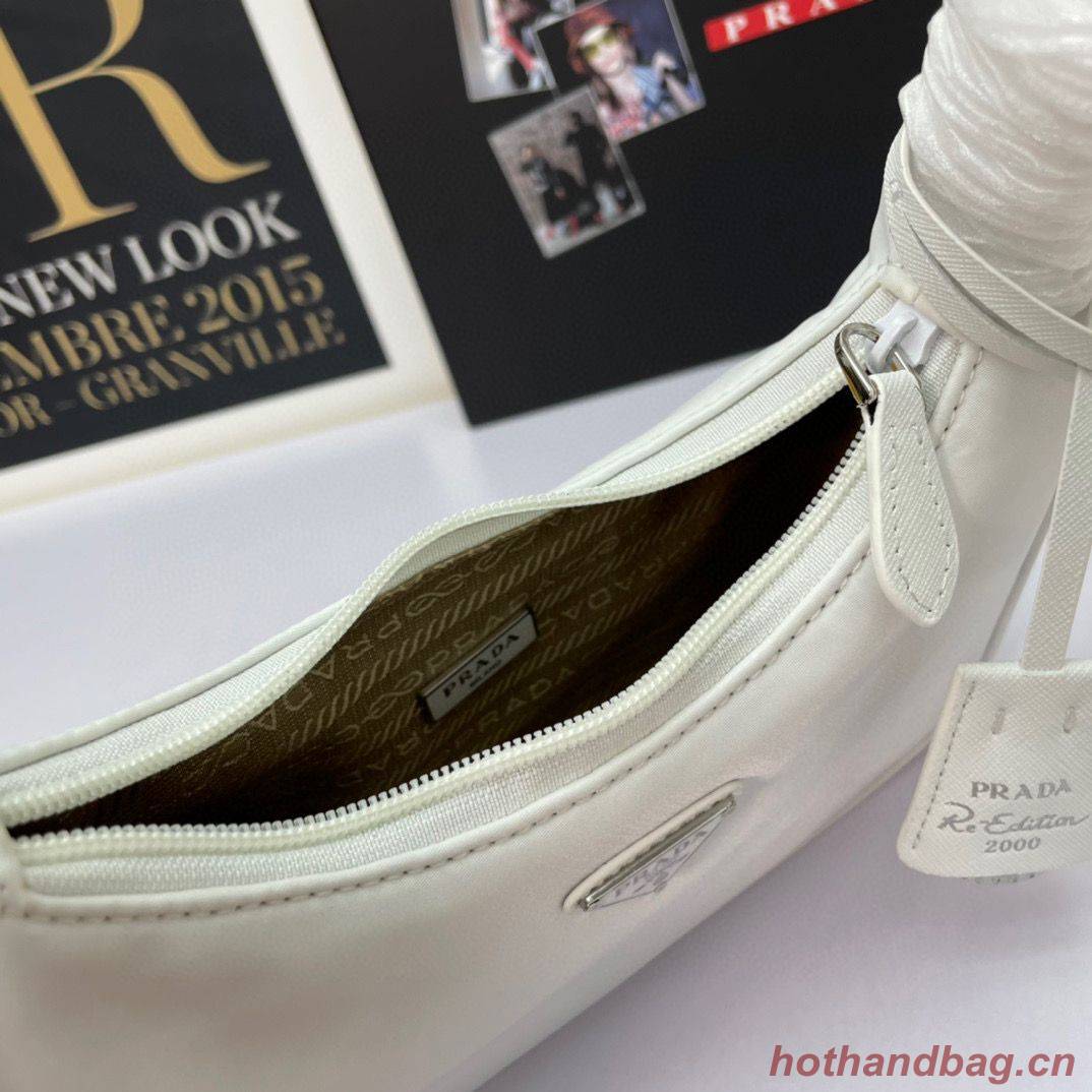 Prada Re-Edition 2000 nylon mini-bag 1NE515 White Prada Re-Edition 2000 nylon mini-bag 1NE515 White