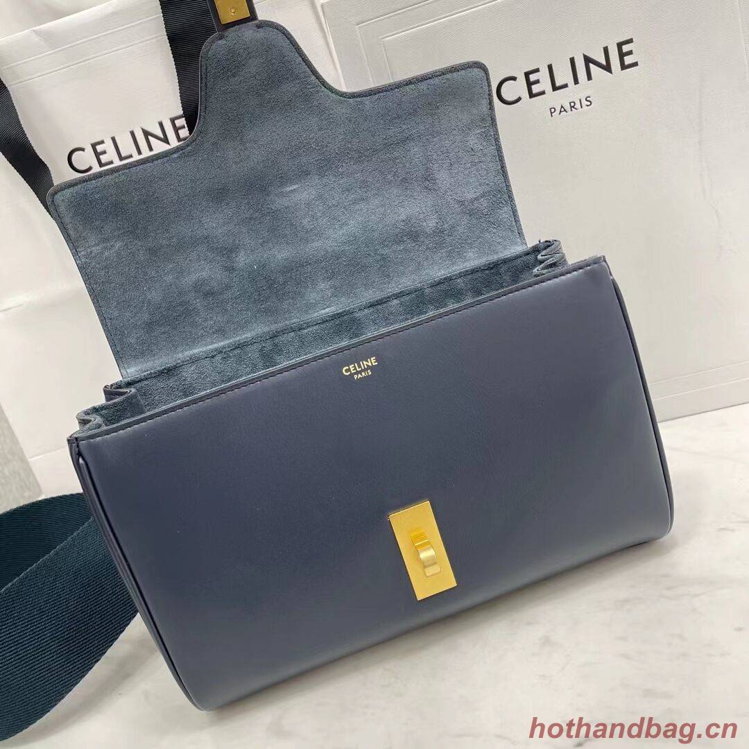 Celine TEEN SOFT 16 IN SMOOTH CALFSKIN 196853 NAVY BLUE Celine TEEN SOFT 16 IN SMOOTH CALFSKIN 196853 NAVY BLUE