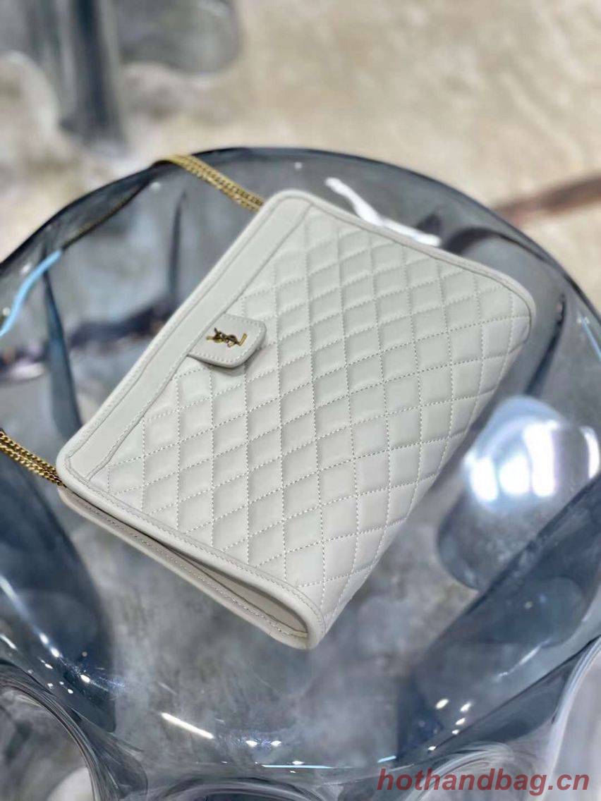 Yves Saint Laurent VICTOIRE BABY CLUTCH IN LEATHER Y357361 cream Yves Saint Laurent VICTOIRE BABY CLUTCH IN LEATHER Y357361 cream