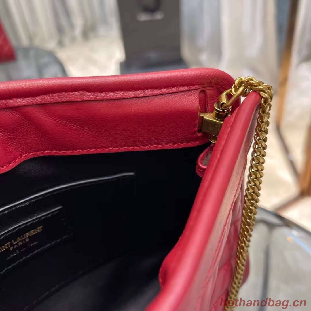 Yves Saint Laurent VICTOIRE BABY CLUTCH IN LEATHER Y357361 red Yves Saint Laurent VICTOIRE BABY CLUTCH IN LEATHER Y357361 red