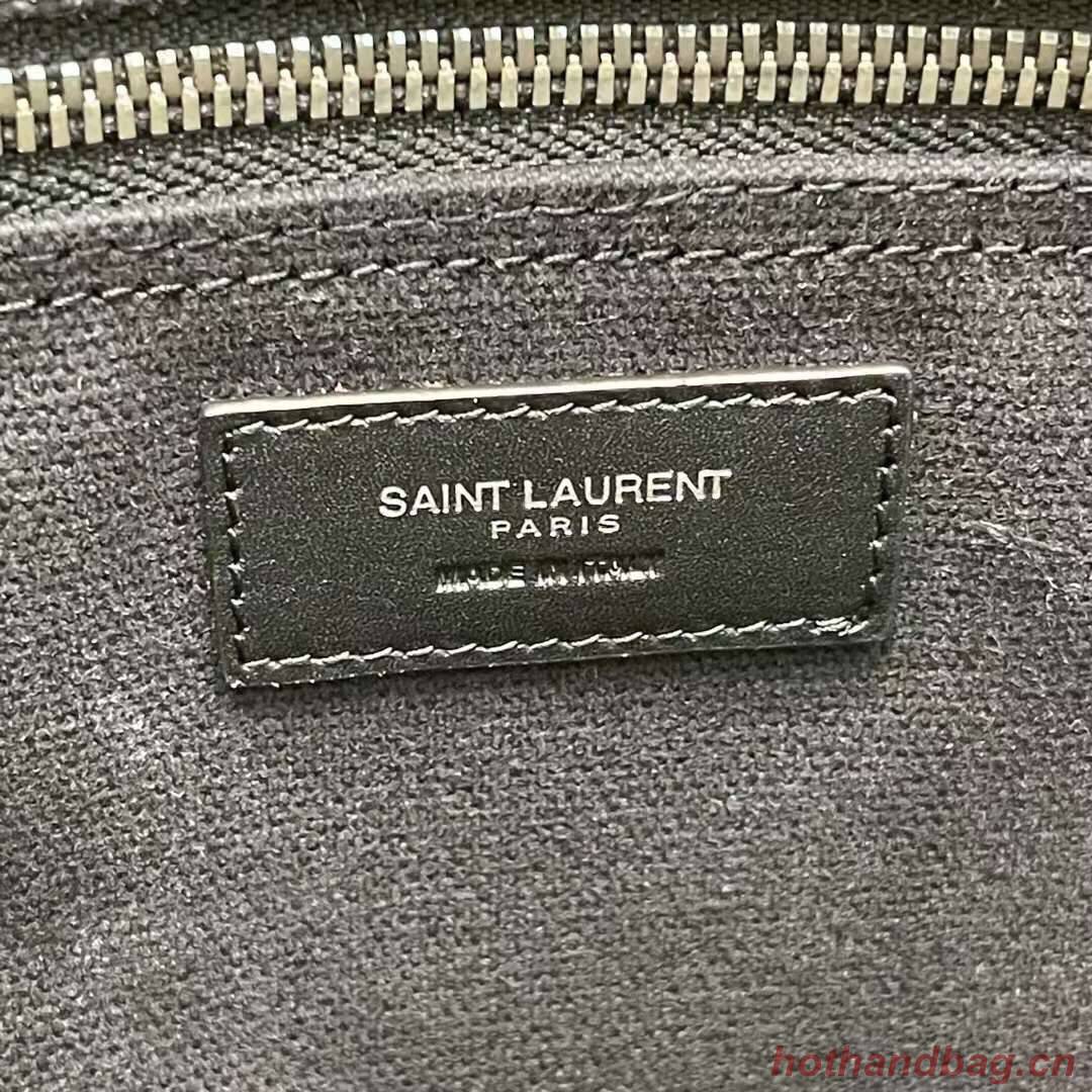 Yves Saint Laurent RIVE GAUCHE N/S SHOPPING BAG IN COTTON 9E1070 black Yves Saint Laurent RIVE GAUCHE N/S SHOPPING BAG IN COTTON 9E1070 black