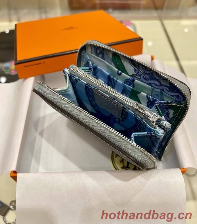 Hermes Constance Wallets espom leather H2298 dark grey