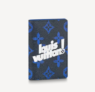 Louis Vuitton POCKET ORGANIZER M80799 Blue Louis Vuitton POCKET ORGANIZER M80799 Blue