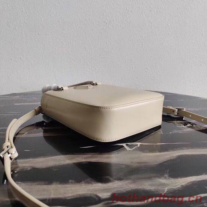 Prada Small brushed leather tote 1AD331 Biscuits Prada Small brushed leather tote 1AD331 Biscuits