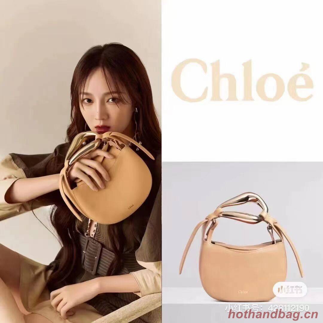 Chloe Original Calfskin Leather Bag 3S1350 Apricot Chloe Original Calfskin Leather Bag 3S1350 Apricot