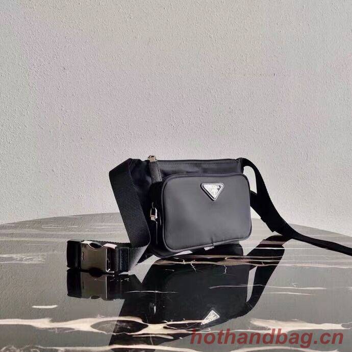 Prada Brushed leather mini bag 2VD128 black Prada Brushed leather mini bag 2VD128 black