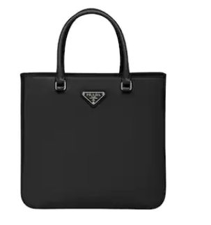Prada brushed leather tote 1BA330 black Prada brushed leather tote 1BA330 black