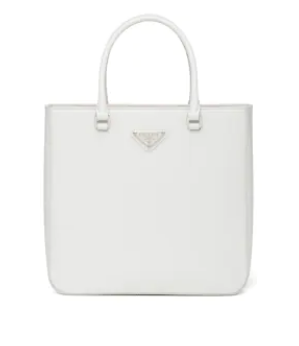 Prada brushed leather tote 1BA330 white Prada brushed leather tote 1BA330 white