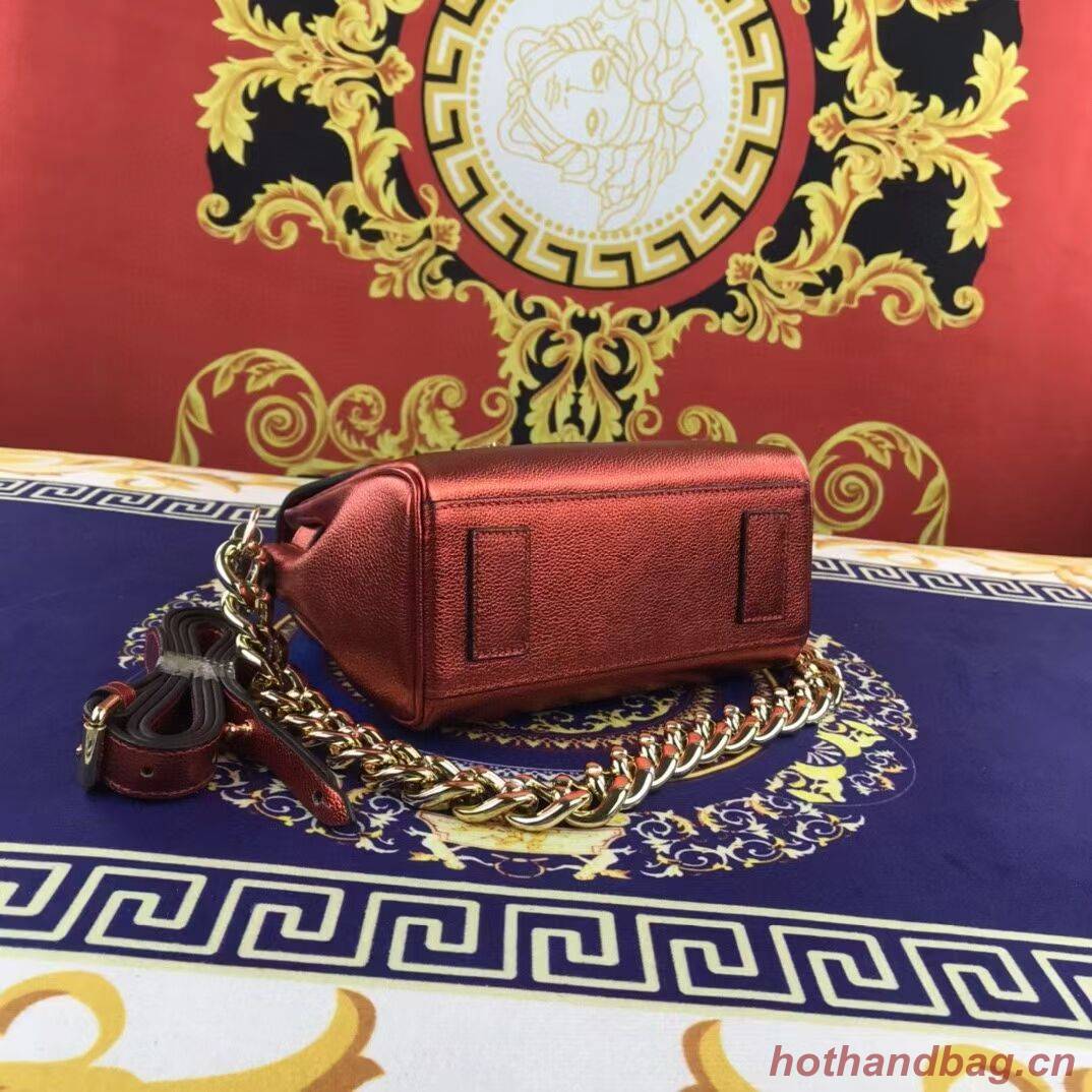 Versace Original Calfskin Leather Bag FS1040 red Versace Original Calfskin Leather Bag FS1040 red