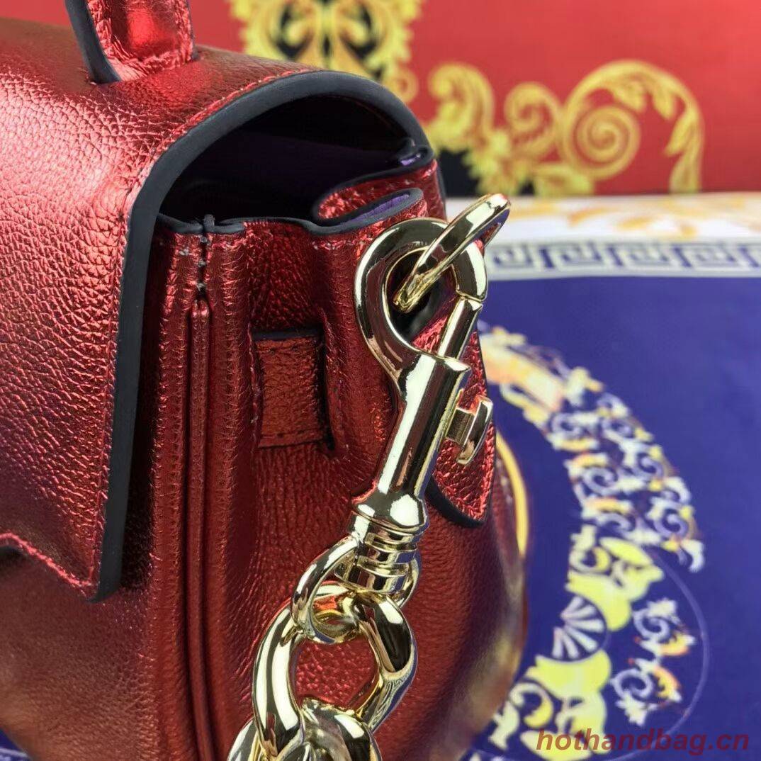 Versace Original Calfskin Leather Bag FS1040 red Versace Original Calfskin Leather Bag FS1040 red