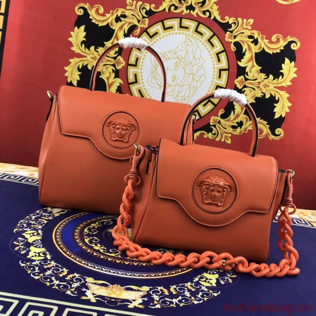 Versace Original medium Calfskin Leather Bag FS1041 orange Versace Original medium Calfskin Leather Bag FS1041 orange
