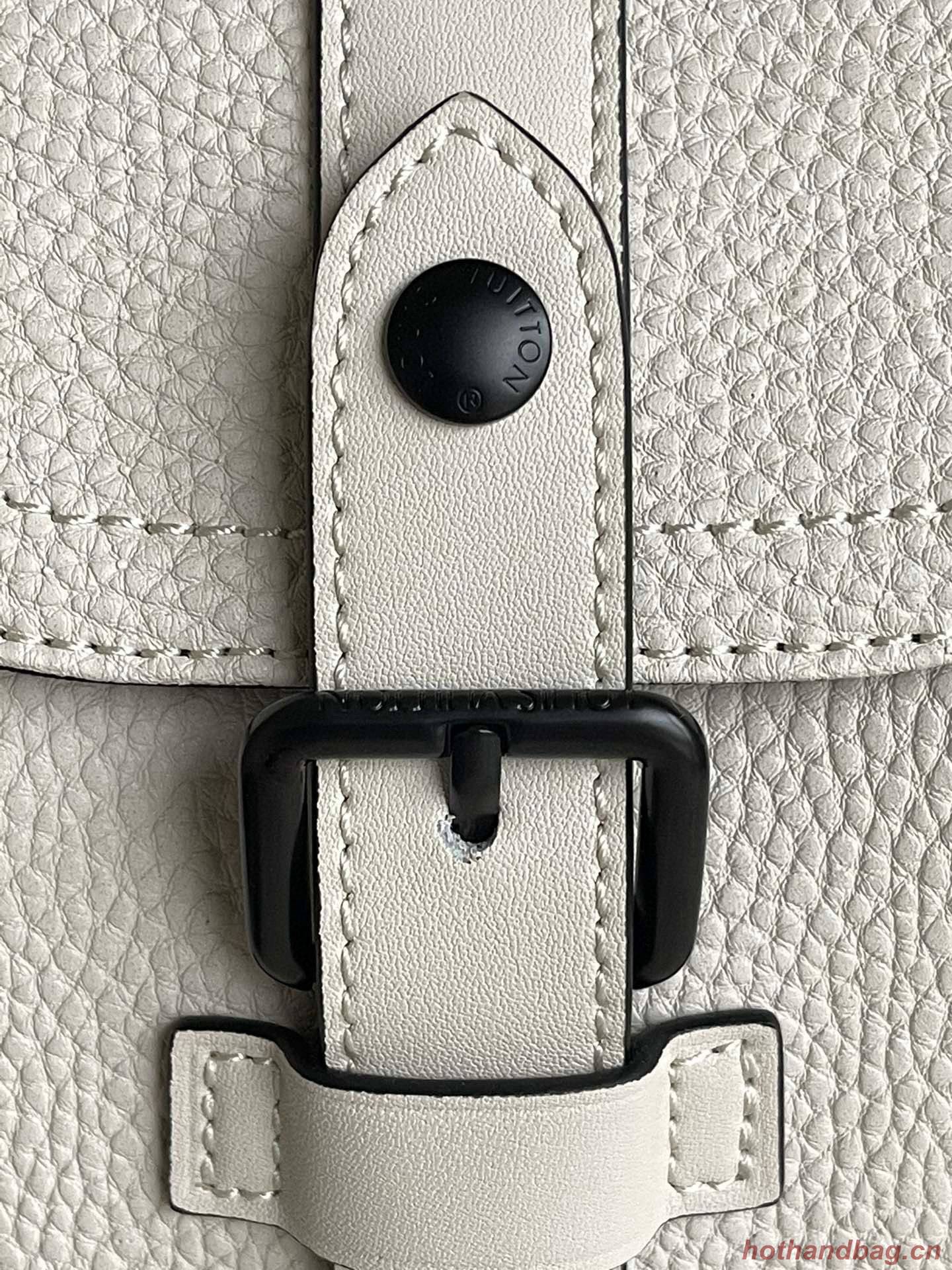 Louis Vuitton Christopher XS Backpack Taurillon Leather M58495 White Louis Vuitton Christopher XS Backpack Taurillon Leather M58495 White