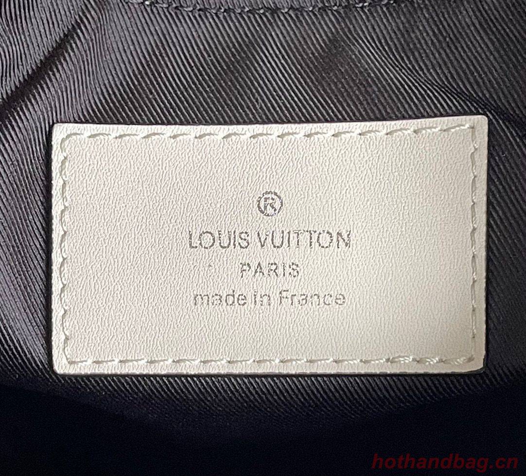 Louis Vuitton Christopher XS Backpack Taurillon Leather M58495 White Louis Vuitton Christopher XS Backpack Taurillon Leather M58495 White