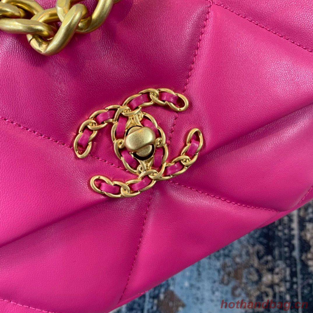 CHANEL 19 Flap Bag AS1160 AS1161 AS1162 Rose CHANEL 19 Flap Bag AS1160 AS1161 AS1162 Rose
