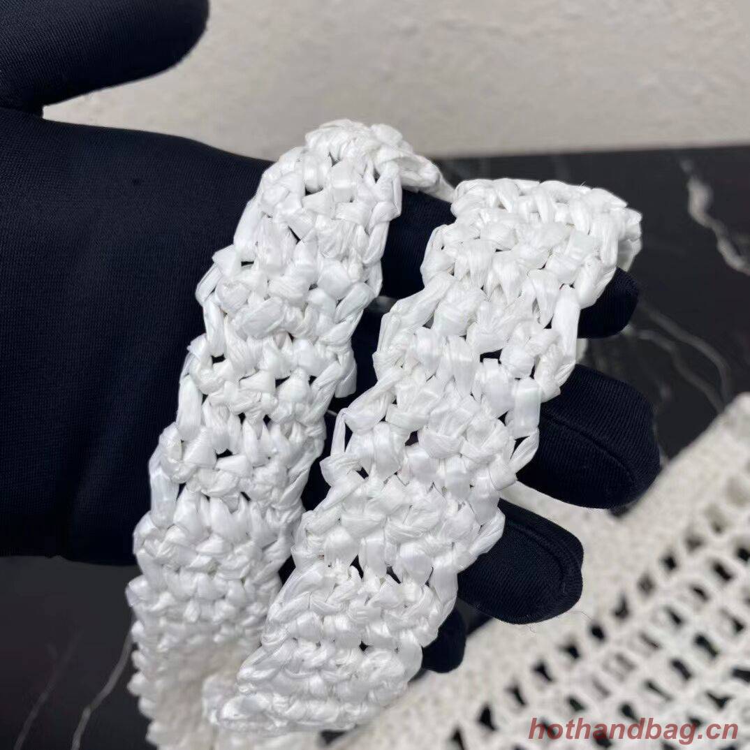 Prada Raffia tote bag 1CH393 white Prada Raffia tote bag 1CH393 white