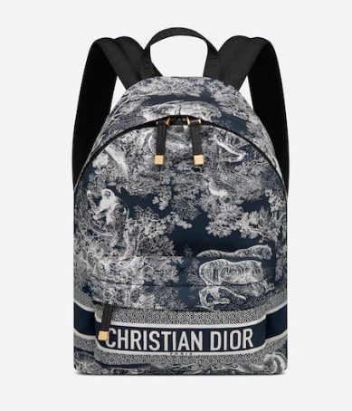 DIOR SMALL DIORTRAVEL BACKPACK M6108 Blue DIOR SMALL DIORTRAVEL BACKPACK M6108 Blue