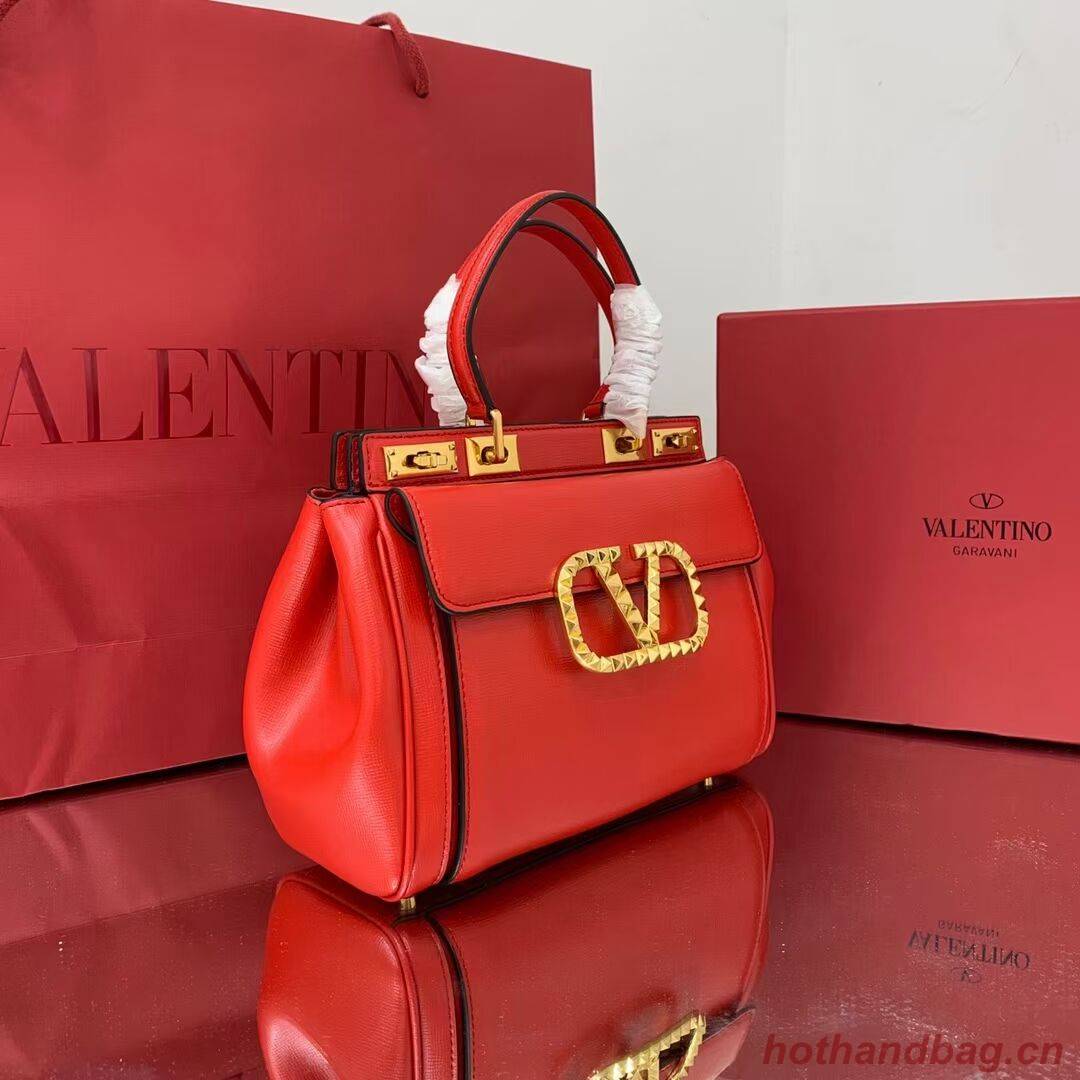 VALENTINO calf leather handbag V0754 red VALENTINO calf leather handbag V0754 red
