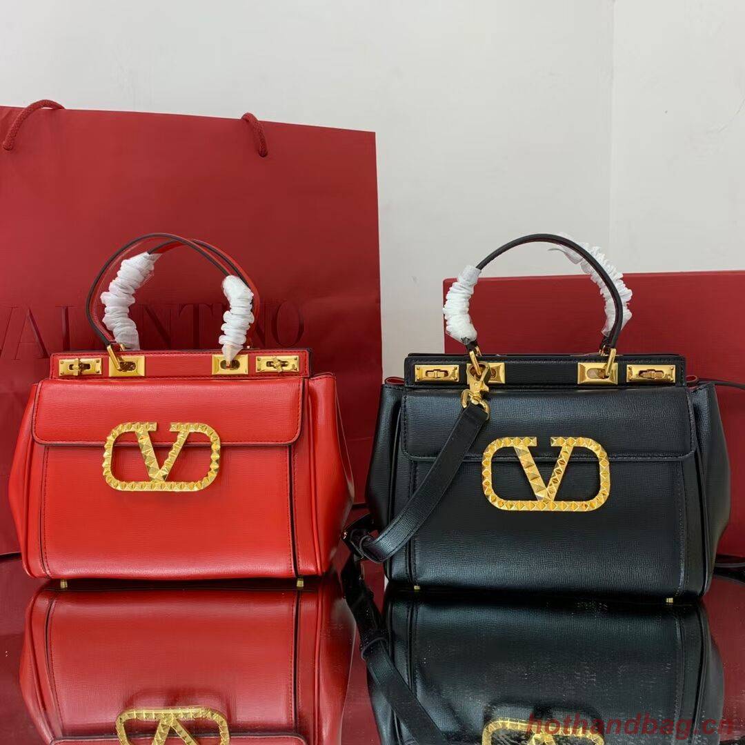 VALENTINO calf leather handbag V0754 red VALENTINO calf leather handbag V0754 red