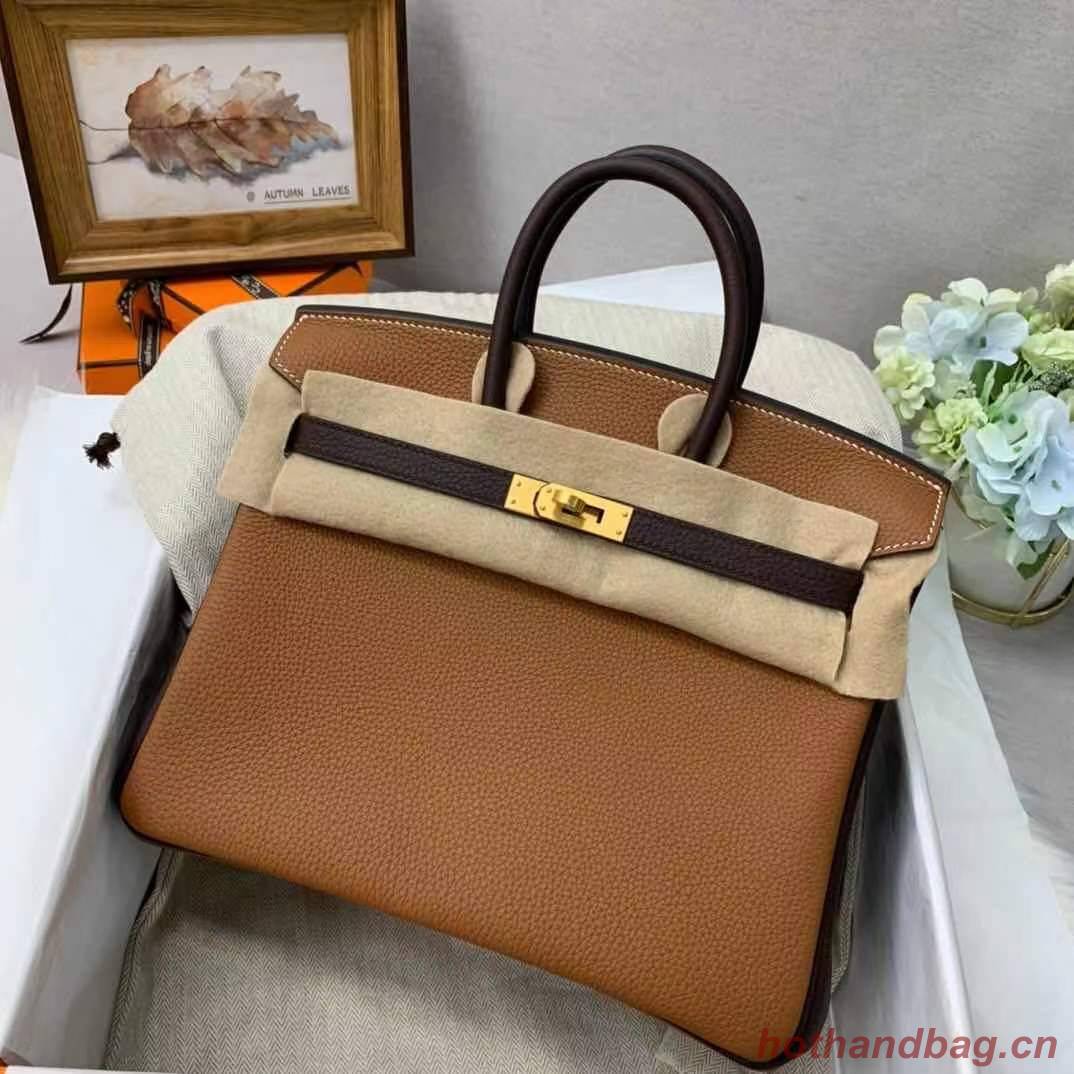 Hermes Birkin Bag Original Leather 35CM Color matching 17888 Brown&Dark Brown Hermes Birkin Bag Original Leather 35CM Color matching 17888 Brown&Dark Brown