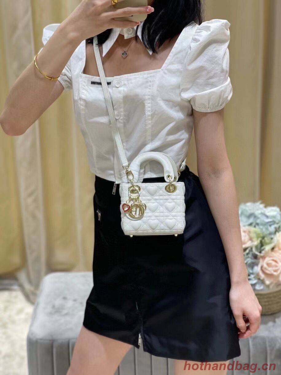 MICRO DIORAMOUR LADY DIOR BAG S0856ONG Latte Cannage MICRO DIORAMOUR LADY DIOR BAG S0856ONG Latte Cannage