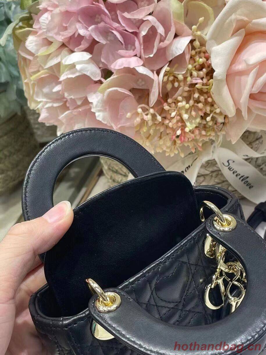 MICRO DIORAMOUR LADY DIOR BAG black Cannage Lambskin with Heart Motif S0856ON MICRO DIORAMOUR LADY DIOR BAG black Cannage Lambskin with Heart Motif S0856ON