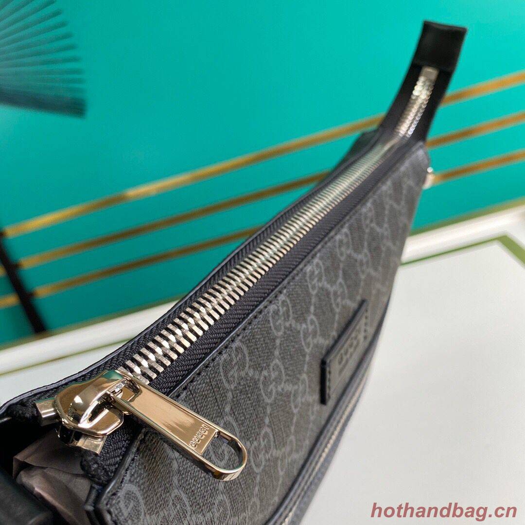 Gucci Canvas Messenger Bag 474137 black Gucci Canvas Messenger Bag 474137 black