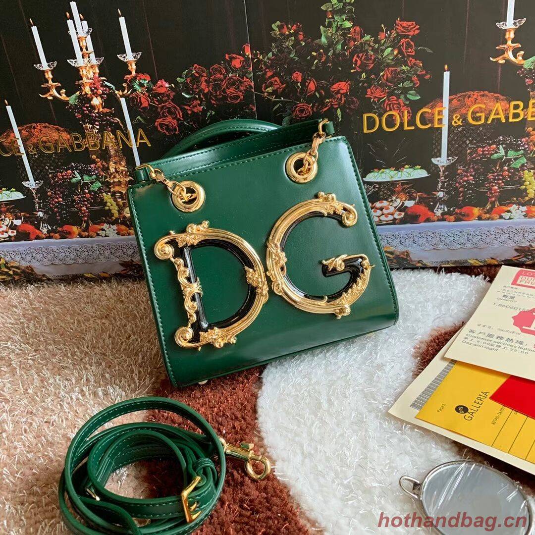 Dolce & Gabbana Origianl Leather Shoulder Bag 5158 green Dolce & Gabbana Origianl Leather Shoulder Bag 5158 green