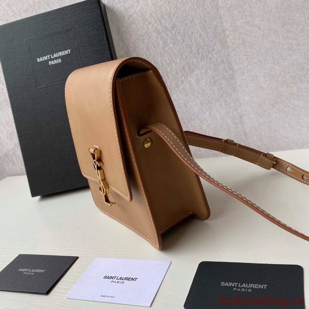 Yves Saint Laurent KAIA NORTH&SOUTH SATCHEL IN VEGETABLE-TANNED LEATHER 668809B Yves Saint Laurent KAIA NORTH&SOUTH SATCHEL IN VEGETABLE-TANNED LEATHER 668809B