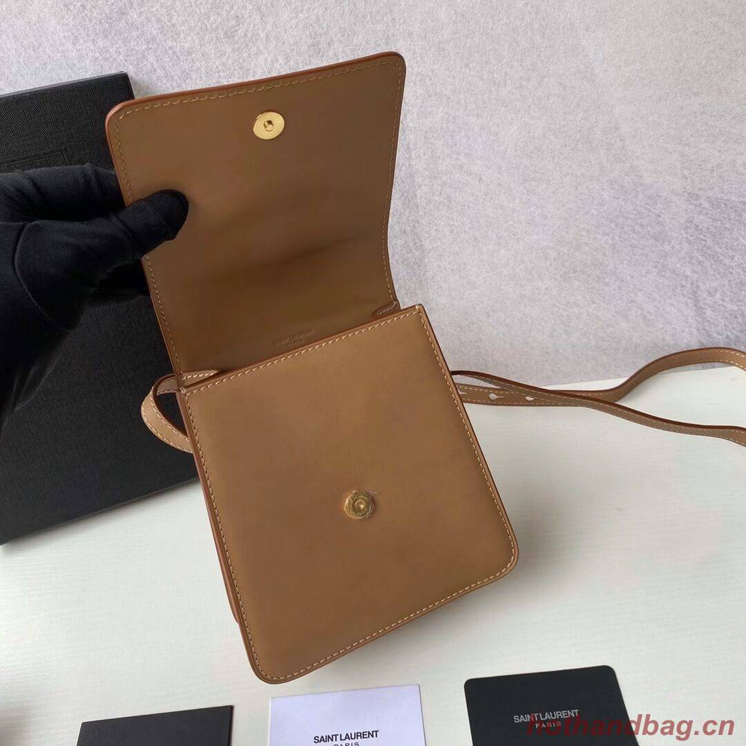 Yves Saint Laurent KAIA NORTH&SOUTH SATCHEL IN VEGETABLE-TANNED LEATHER 668809B Yves Saint Laurent KAIA NORTH&SOUTH SATCHEL IN VEGETABLE-TANNED LEATHER 668809B