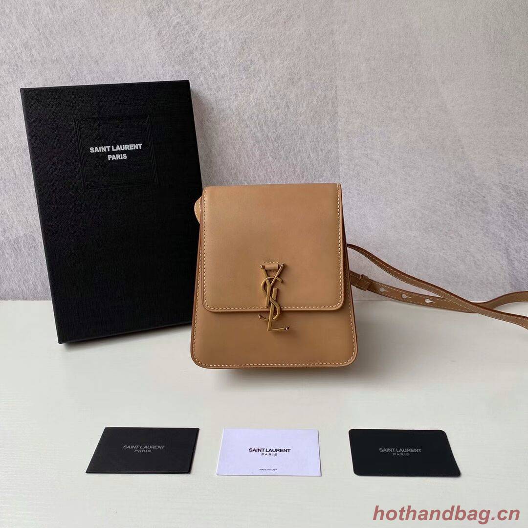 Yves Saint Laurent KAIA NORTH&SOUTH SATCHEL IN VEGETABLE-TANNED LEATHER 668809B Yves Saint Laurent KAIA NORTH&SOUTH SATCHEL IN VEGETABLE-TANNED LEATHER 668809B