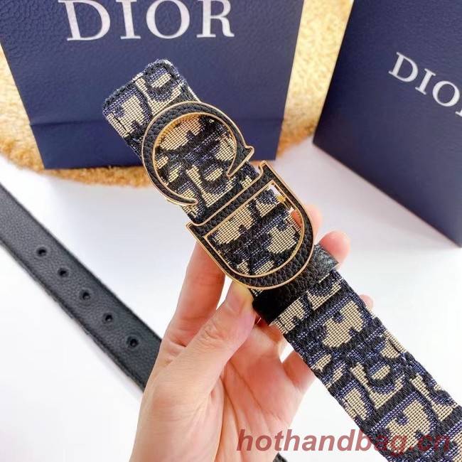 DIOR-ID BELT Canvas 35 MM B0111UM dark blue