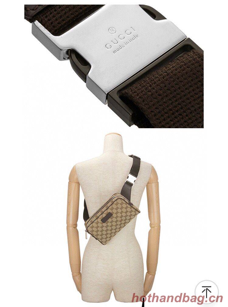 Gucci GG Original GG Leather belt bag 449174 Brown Gucci GG Original GG Leather belt bag 449174 Brown
