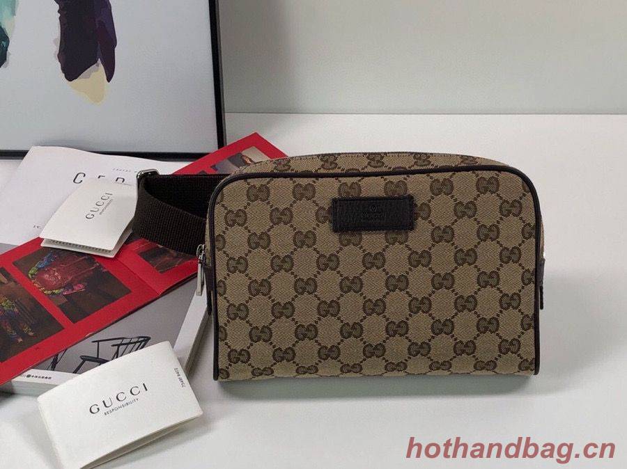Gucci GG Original GG Leather belt bag 449174 Brown Gucci GG Original GG Leather belt bag 449174 Brown