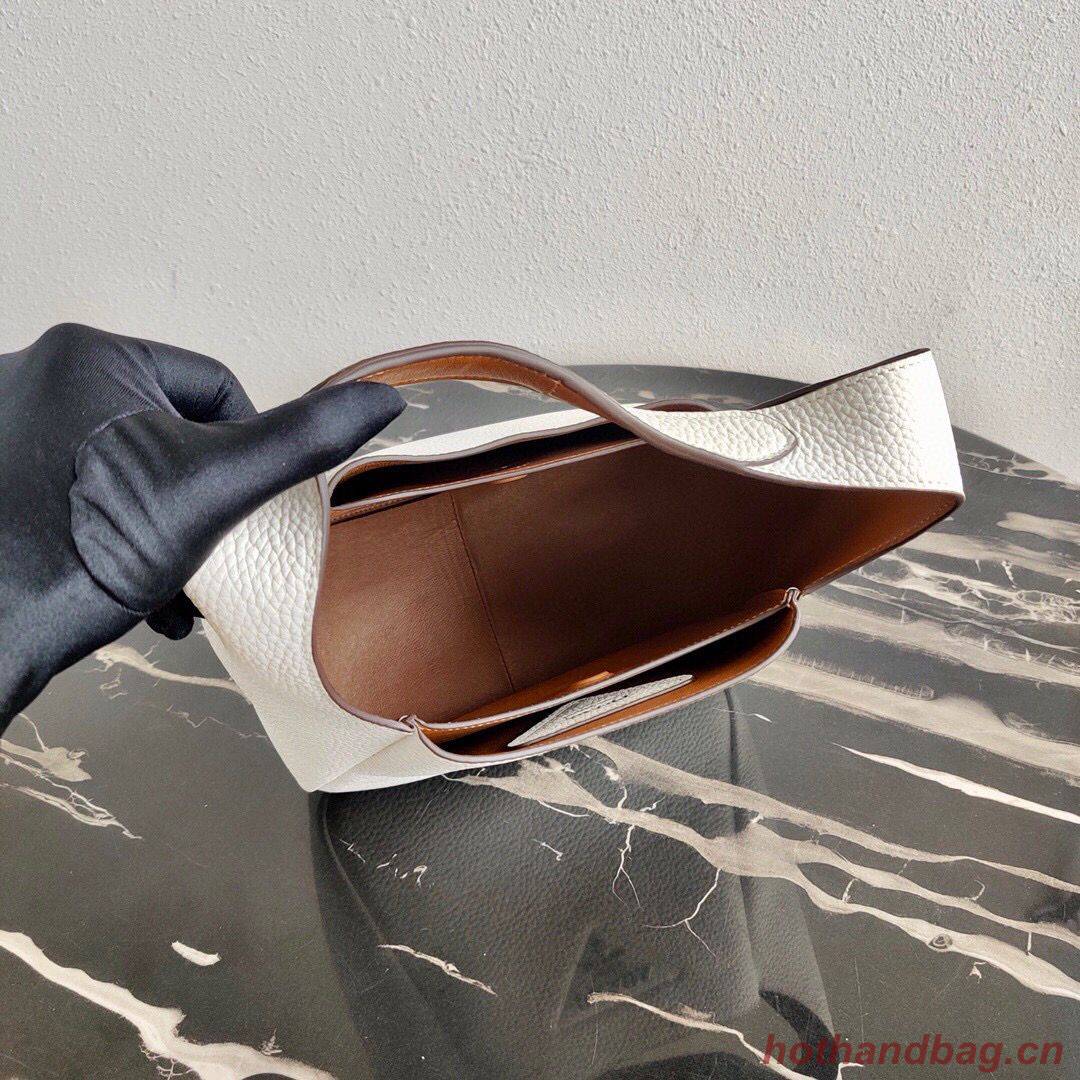 Prada Deer skin bag tote 1BC127 White Prada Deer skin bag tote 1BC127 White