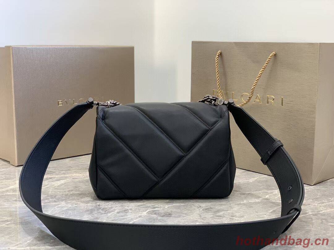 Bvlgari Serpenti Forever leather crossbody bag B219069 black Bvlgari Serpenti Forever leather crossbody bag B219069 black