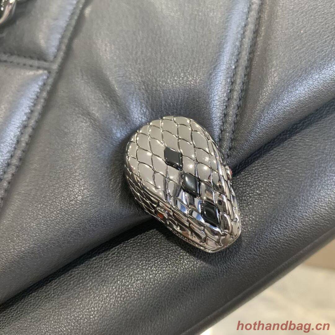 Bvlgari Serpenti Forever leather crossbody bag B219069 black Bvlgari Serpenti Forever leather crossbody bag B219069 black