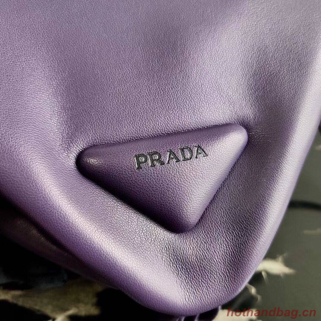 Prada Padded nappa leather handbag 3BA315 violet Prada Padded nappa leather handbag 3BA315 violet