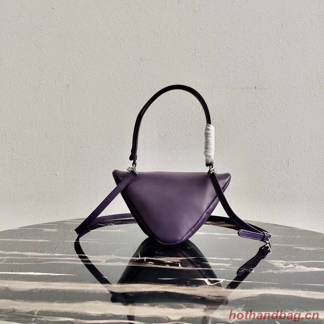 Prada Padded nappa leather handbag 3BA315 violet Prada Padded nappa leather handbag 3BA315 violet