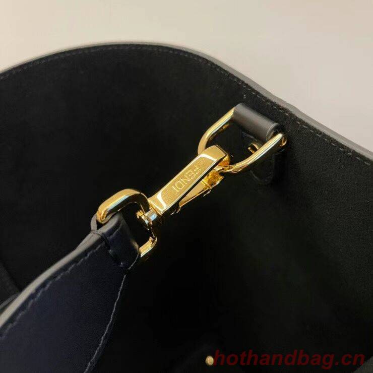 FENDI WAY MEDIUM black leather bag 8BH391AAI FENDI WAY MEDIUM black leather bag 8BH391AAI