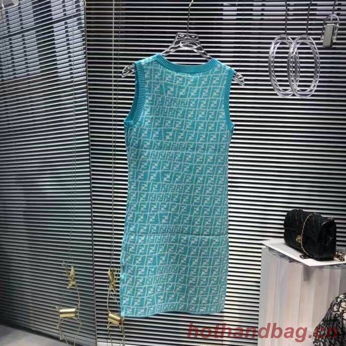 Fendi Top Quality Fashion Dress FF11532 Blue Fendi Top Quality Fashion Dress FF11532 Blue