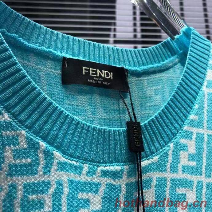 Fendi Top Quality Fashion Dress FF11532 Blue Fendi Top Quality Fashion Dress FF11532 Blue