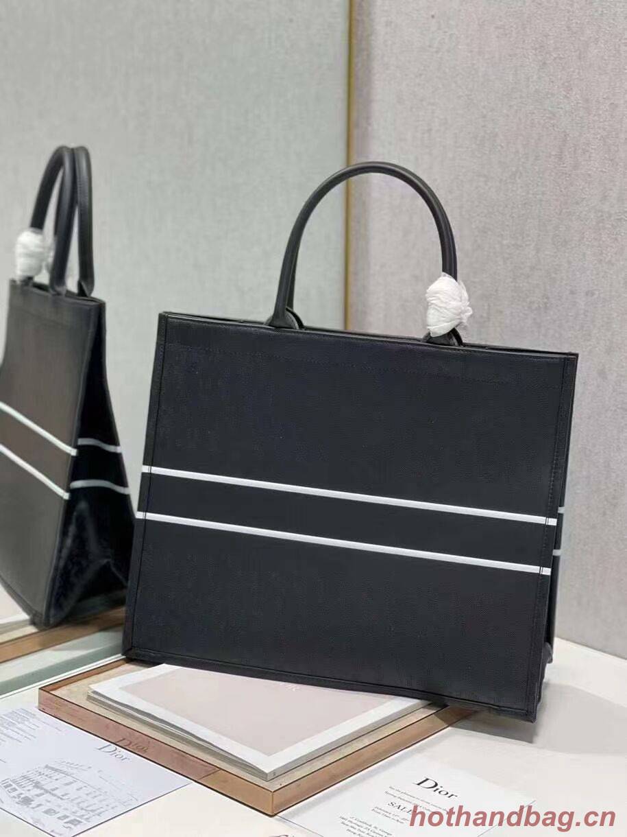 DIOR BOOK TOTE leather Constellation Embroidery M1297ZR black DIOR BOOK TOTE leather Constellation Embroidery M1297ZR black
