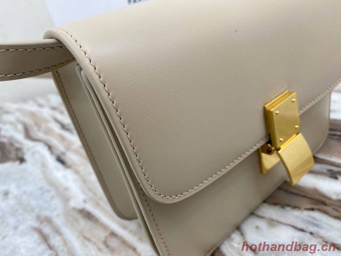Celine Classic Box Teen Flap Bag Original Calfskin Leather 3379 Grey Celine Classic Box Teen Flap Bag Original Calfskin Leather 3379 Grey