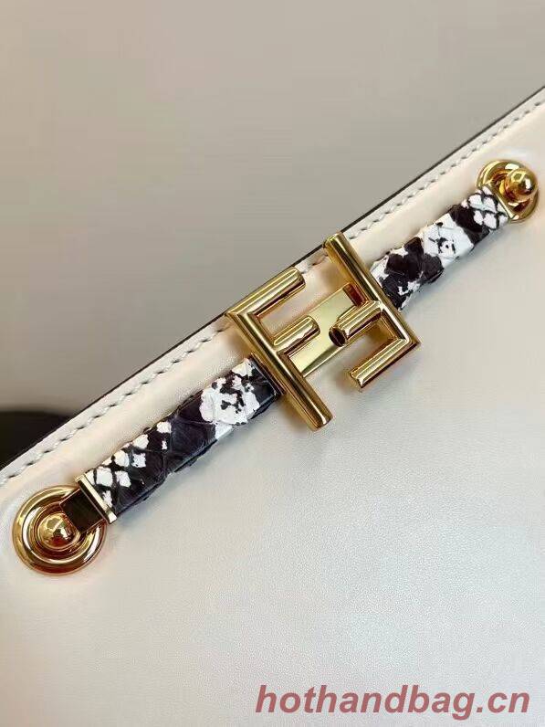 FENDI TOUCH leather bag 8BT349AH white FENDI TOUCH leather bag 8BT349AH white