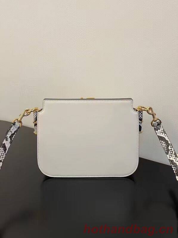 FENDI TOUCH leather bag 8BT349AH white FENDI TOUCH leather bag 8BT349AH white