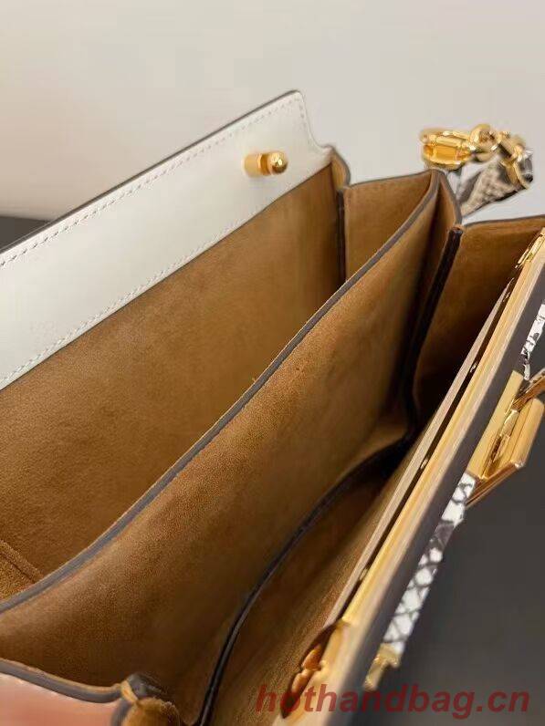 FENDI TOUCH leather bag 8BT349AH white FENDI TOUCH leather bag 8BT349AH white