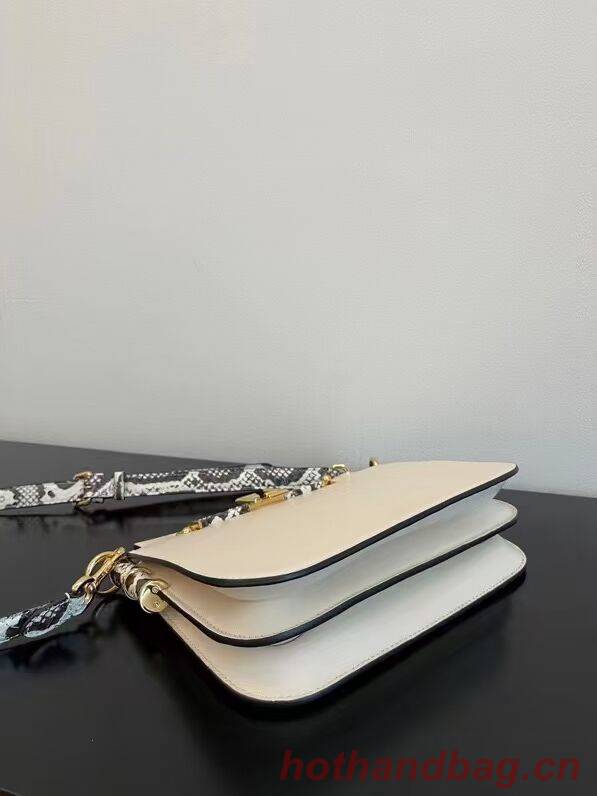 FENDI TOUCH leather bag 8BT349AH white FENDI TOUCH leather bag 8BT349AH white