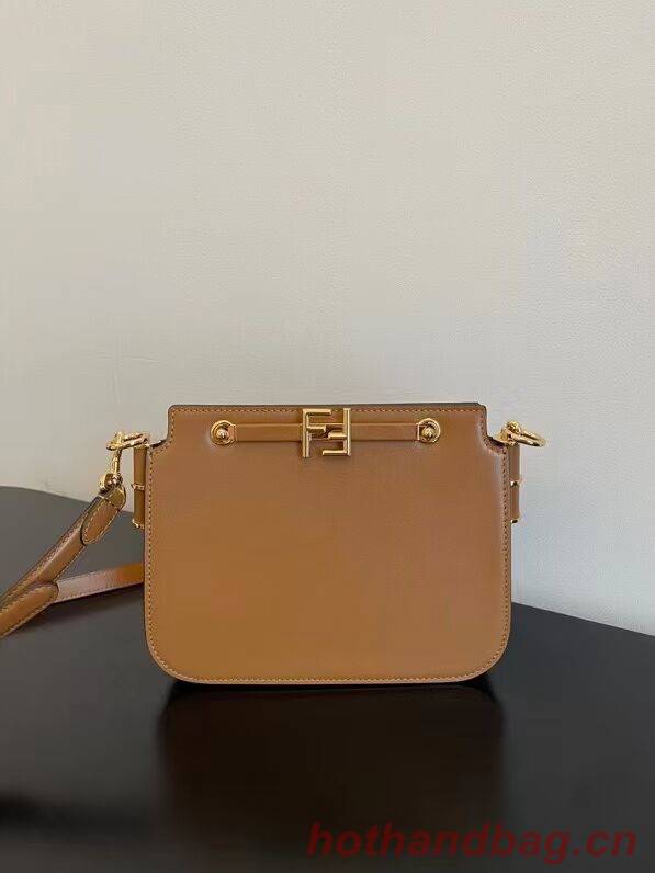 FENDI TOUCH leather bag 8BT349AHK2 brown FENDI TOUCH leather bag 8BT349AHK2 brown